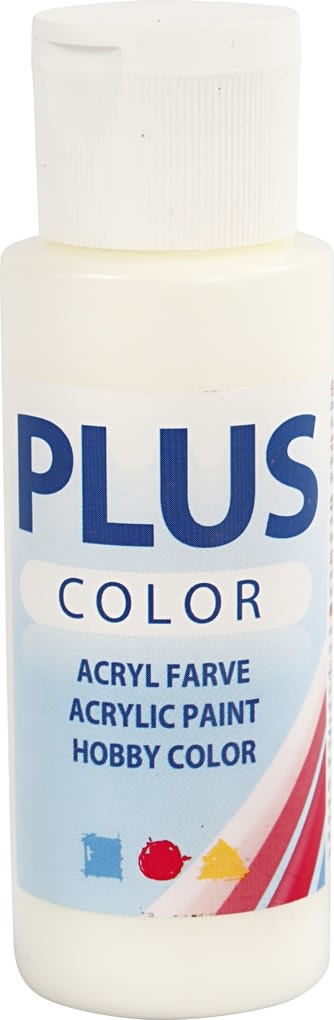 Plus Color Hobbymaling, 60 ml, off white