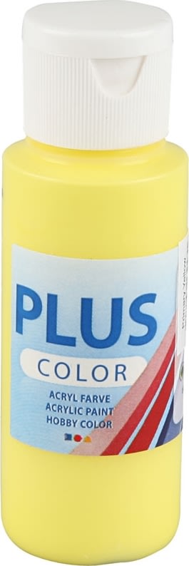 Plus Color Hobbymaling, 60 ml, primary yellow