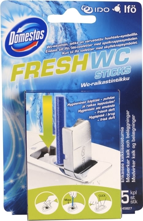 Domestos Fresh WC Sticks, 5 stk.