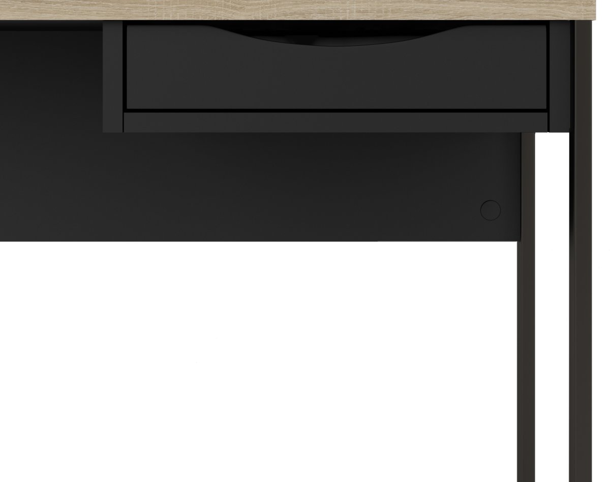 BudgetLine Skrivebord, 110x48,4 cm, sort