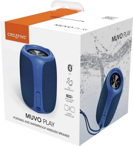 Creative Muvo Play bluetooth højttaler, blå