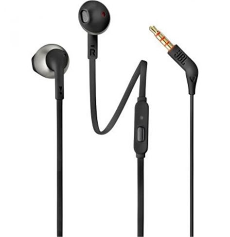 JBL T205 in-ear høretelefoner, sort