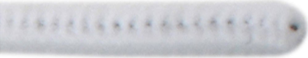Chenille Piberensere 6 mm, hvid, 50 stk