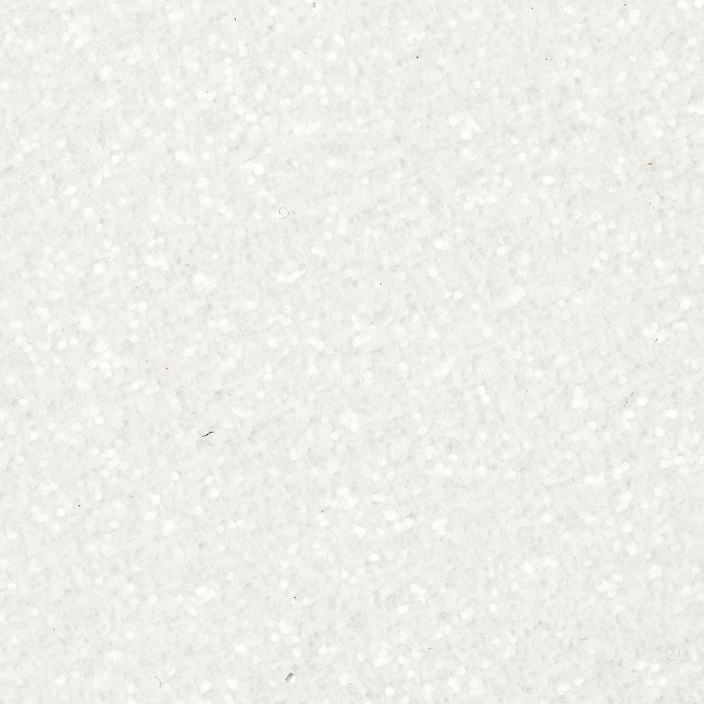 Glitterdrys, hvid, 20 g