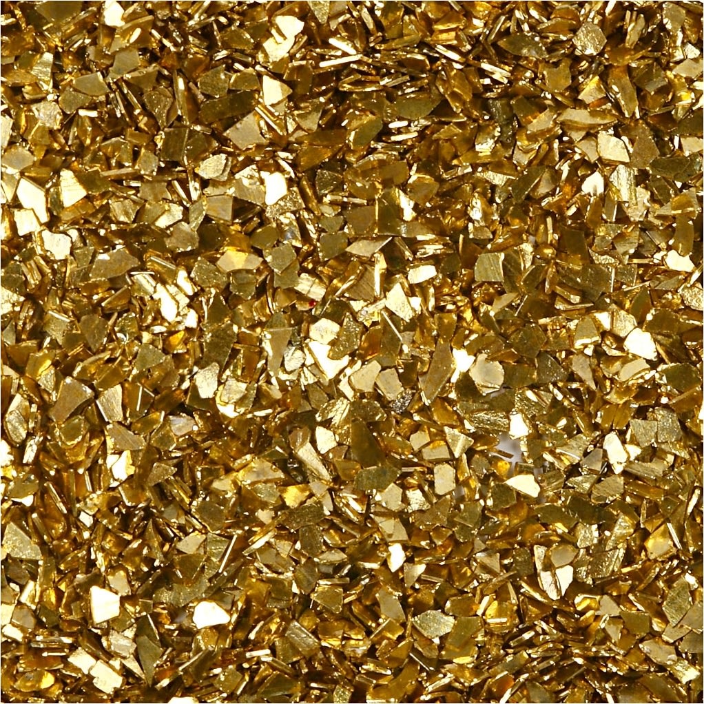 Glitterflager, guld, 30 g