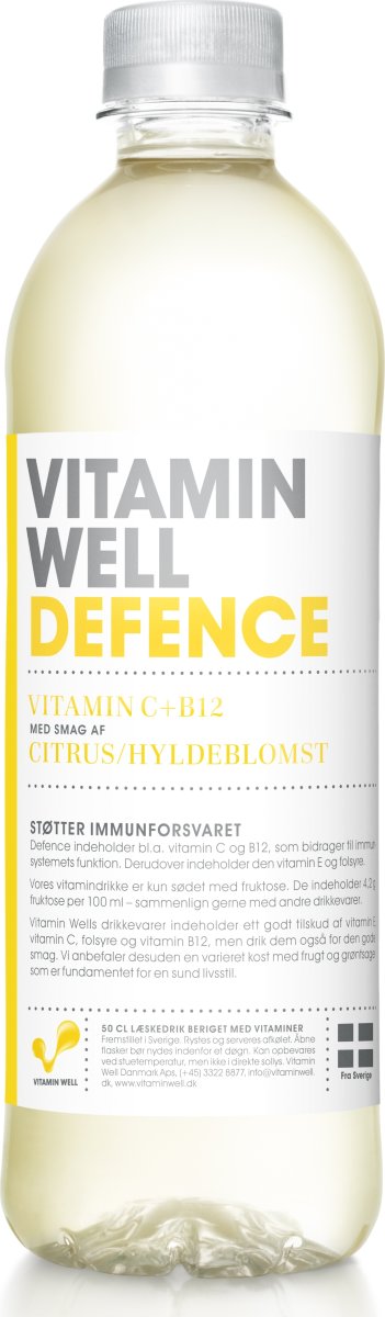Vitamin Well Defence Citrus/Hyldeblomst 0,5 L