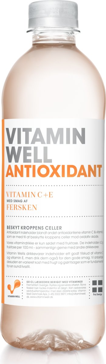 Vitamin Well Antioxidant Fersken 0,5 L