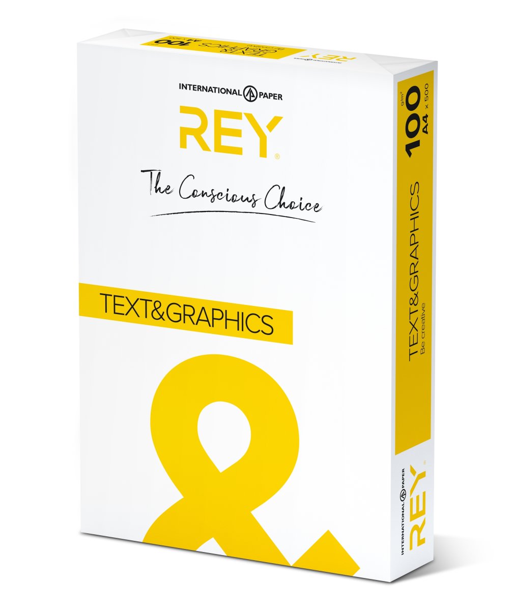 Rey Text & Graphics Kopipapir A4/100g/500ark