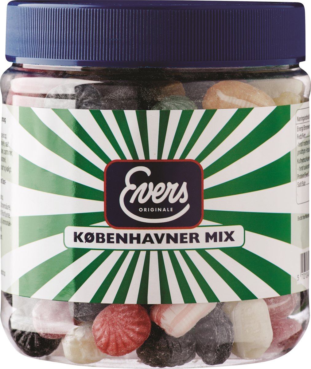 Evers Københavnermix bolcher, 1000g