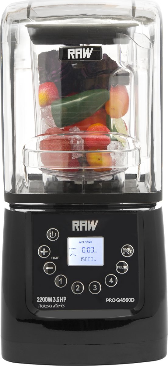RAW Pro Q4560D Blender, sort Fri Fragt Lomax
