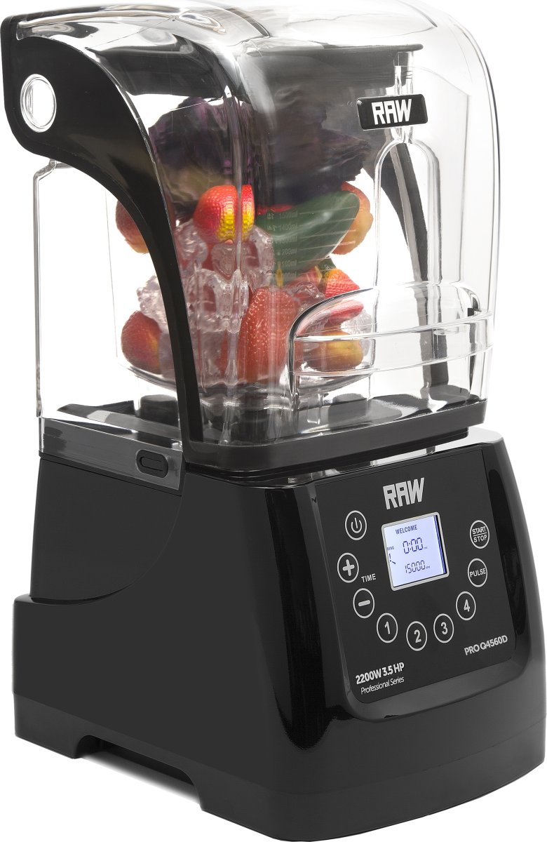RAW Pro Q4560D Blender, sort Fri Fragt Lomax