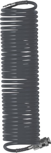 Probuilder Trykluft spiralslange 10 m, 1/4"