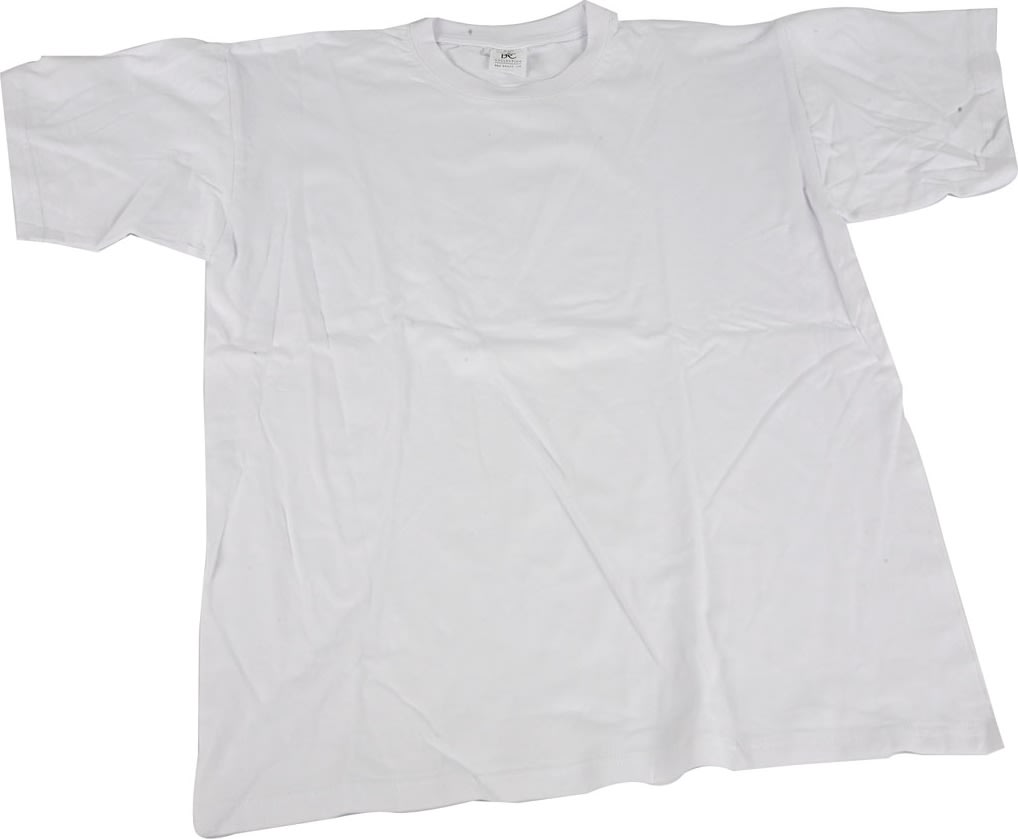 T-shirt | Rund hals | Str. S | Hvid