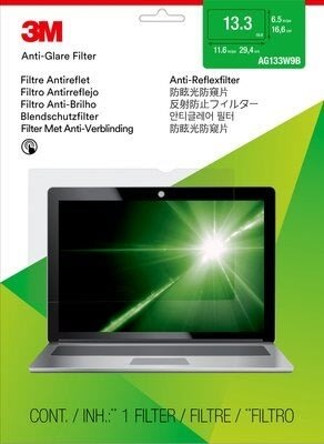 3M Anti-Glare Filter 13,3" widescreen laptop