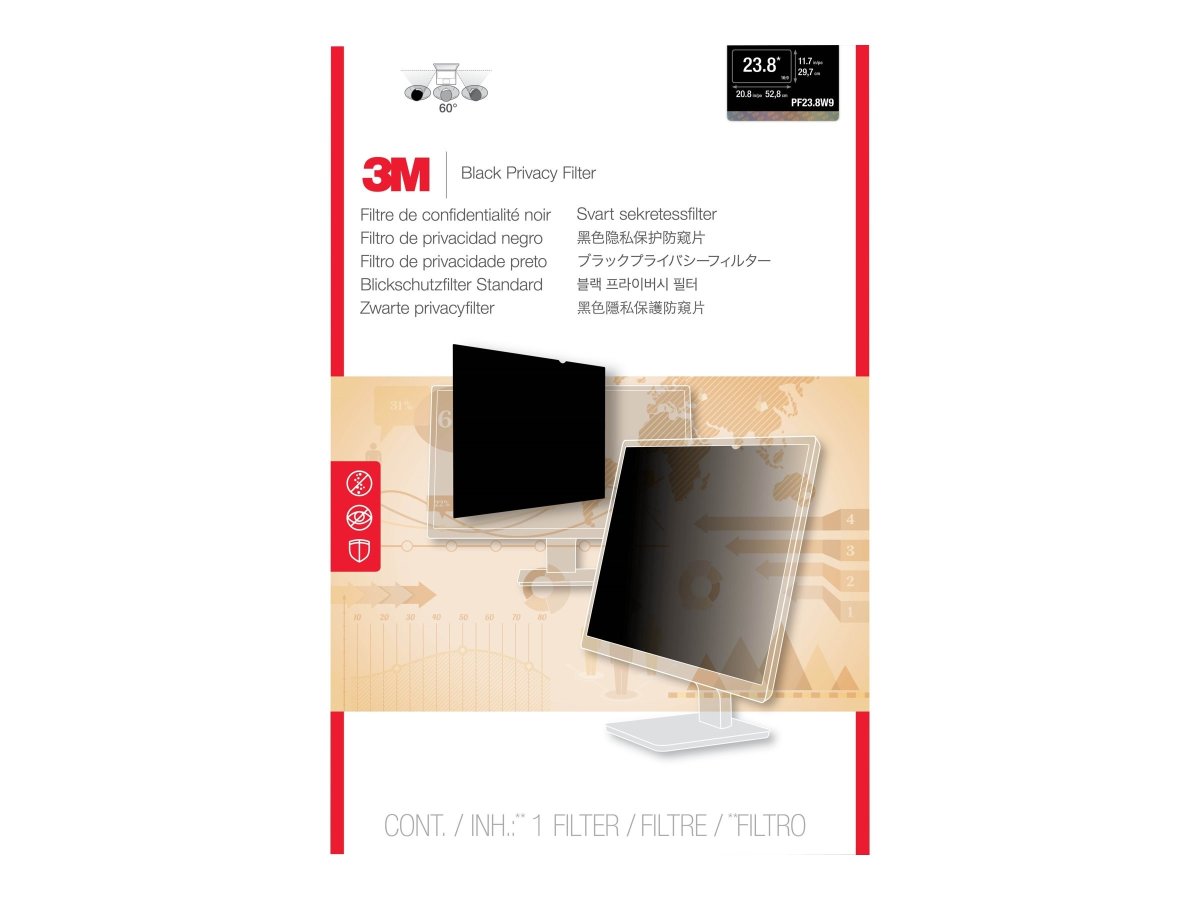 3M Privacy Filter desktop 23,8” widescreen