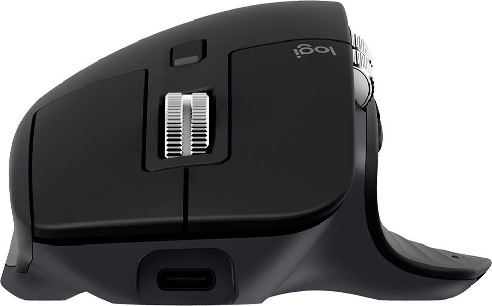 Logitech MX Master 3 avanceret trådløs mus, sort