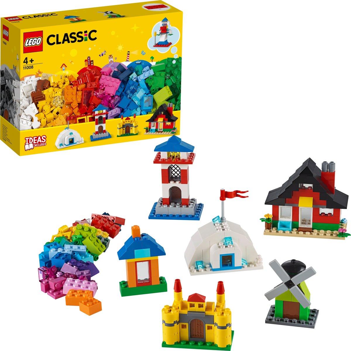 LEGO Classic 11008 Klodser og huse, 4+ 