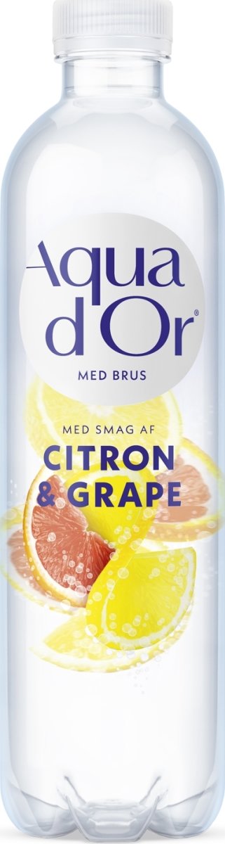 Aqua d'or vand m. brus citron & grape 0,5 L