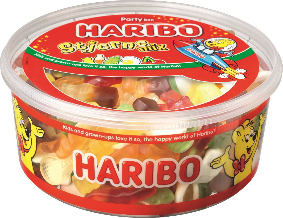 Haribo Stjerne Mix Slik, 1 kg