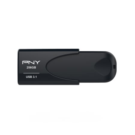 PNY USB 3.1 Attache 4 - 256GB, sort