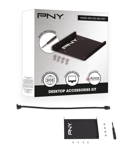 PNY opgraderingssæt til computer, SSD/HDD 