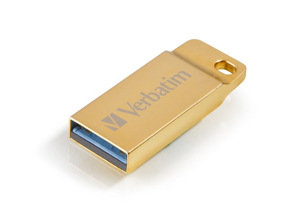 Verbatim USB 3.0 Metal Executive drev 64GB, guld