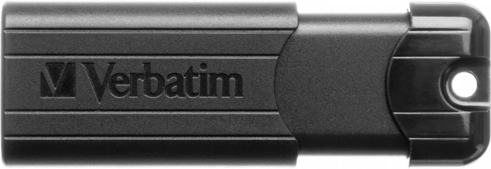 Verbatim USB 3.0 Pinstripe 16GB, sort