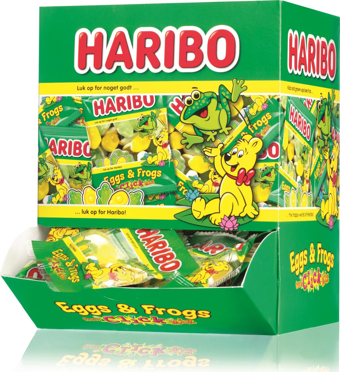 Haribo Eggs Frogs, 90 á 10 g Lomax