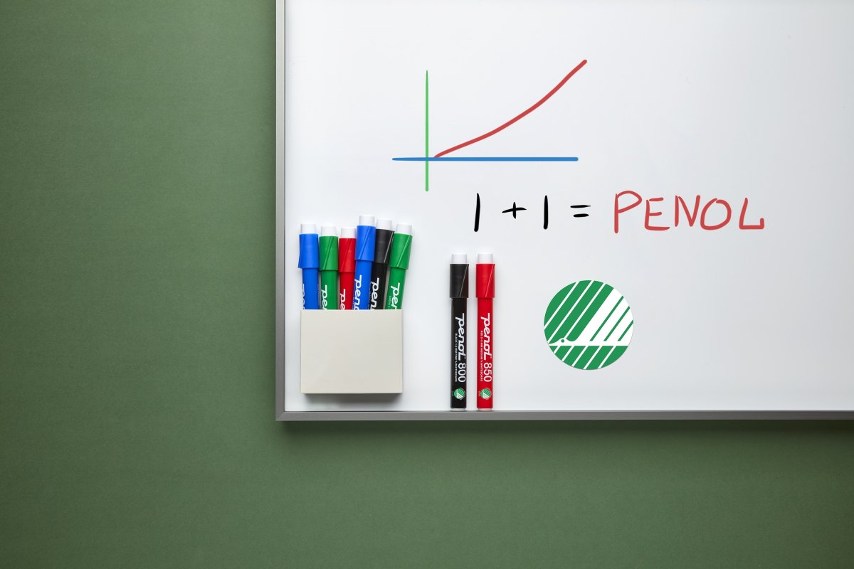 Penol 800 Whiteboard Marker | Blå