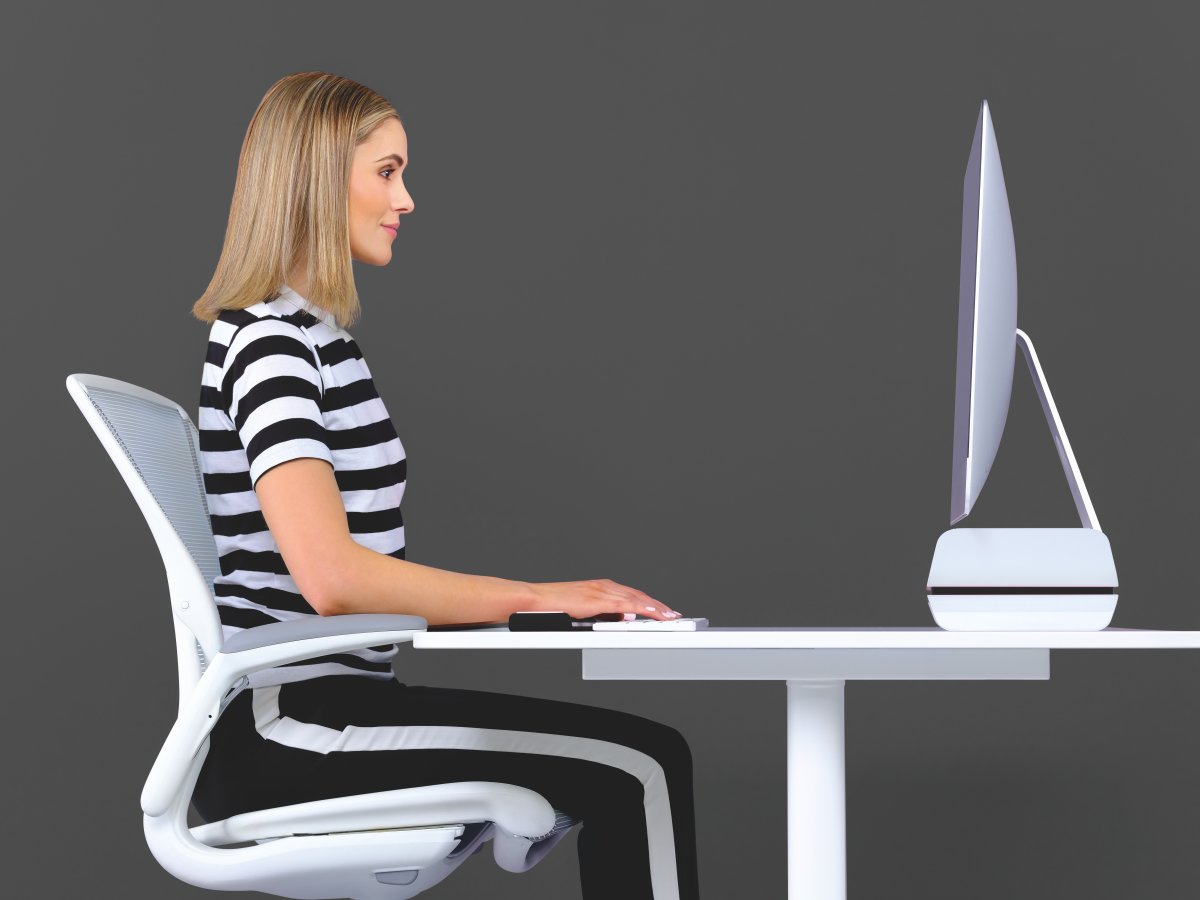 Leitz Ergo WOW monitor stand, sort