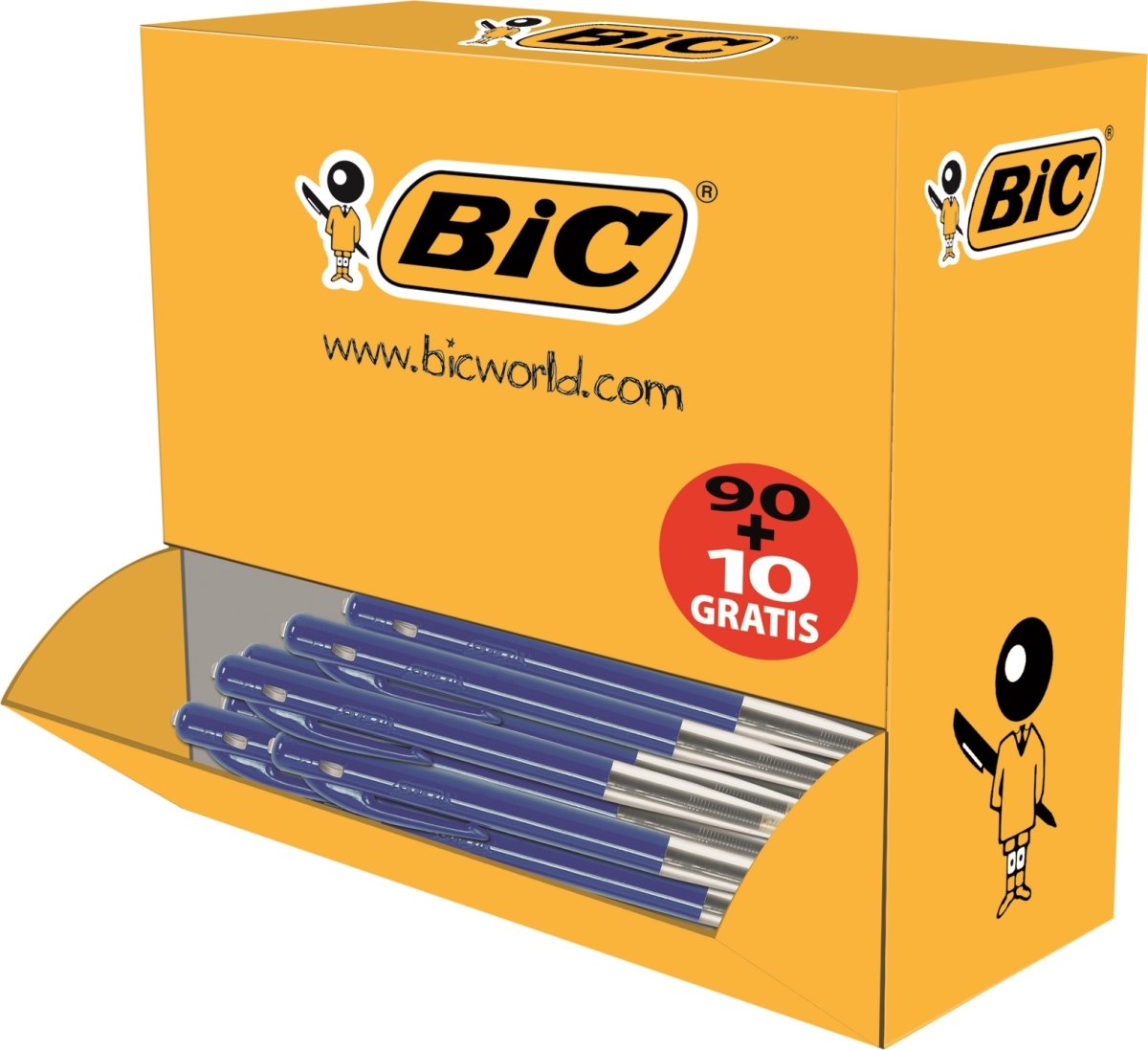 BiC M10 Original Kuglepen | M | Blå | Valuepack
