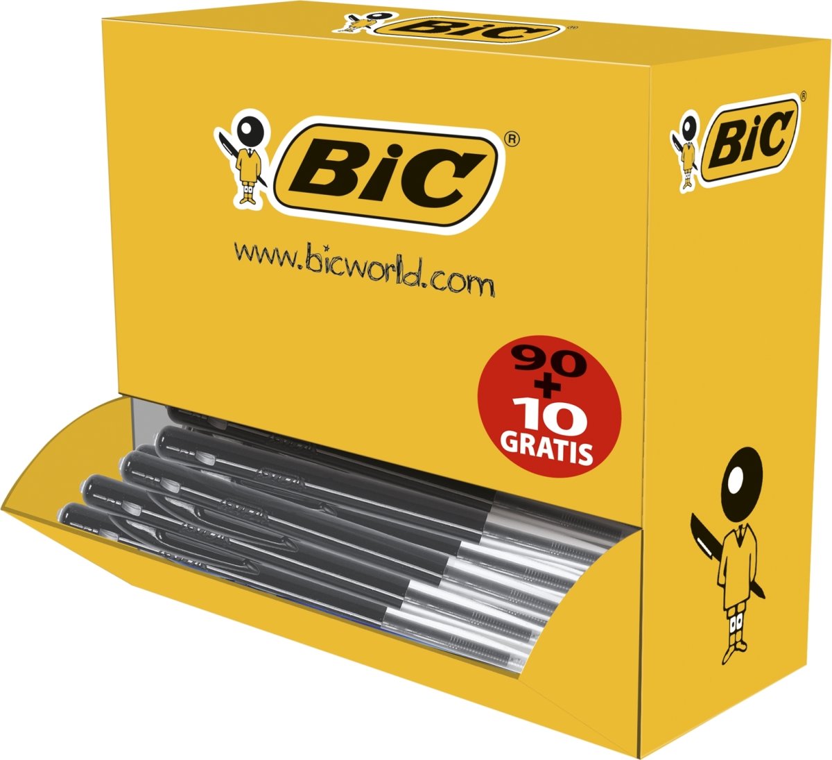 BiC M10 Original Kuglepen | M | Sort | Valuepack