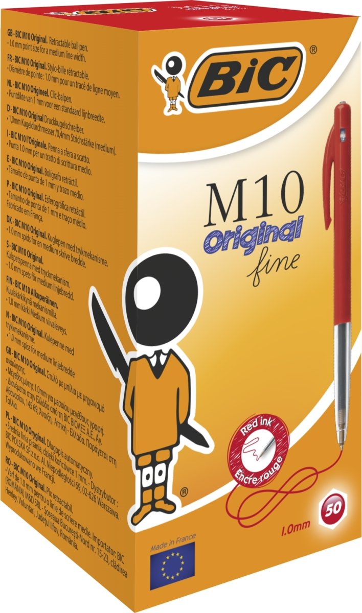 BiC M10 Original Kuglepen | M | Rød