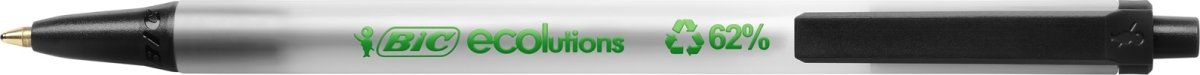 BiC Ecolutions Clic Stic Kuglepen | Sort