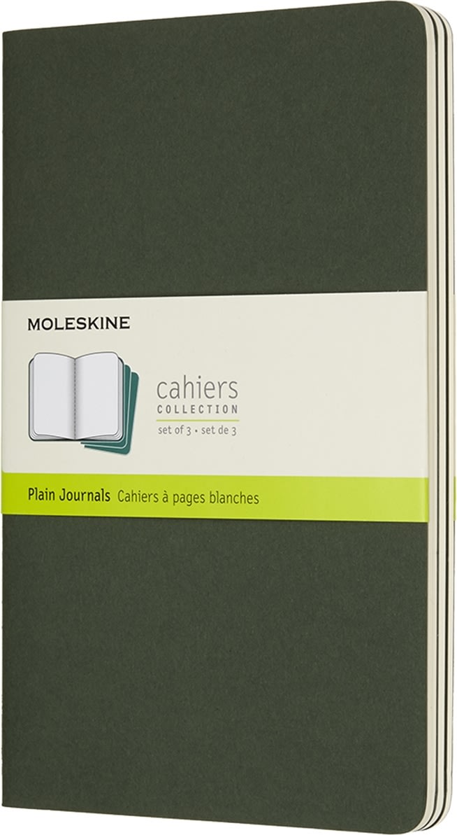 Moleskine Cahier Notesbog | L | Blan. | Grøn