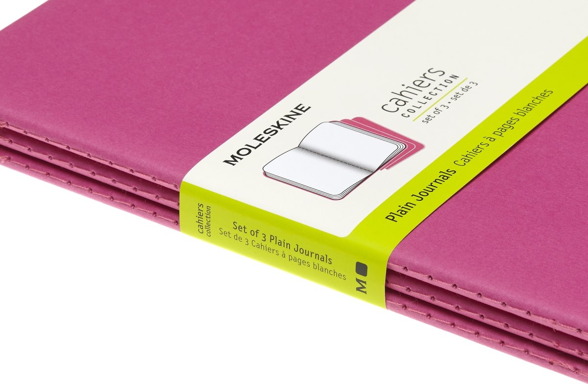 Moleskine Cahier Notesbog | L | Blan. | Pink