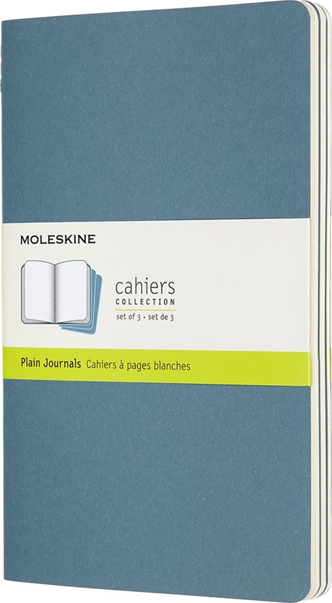 Moleskine Cahier Notesbog | L | Blan. | Blå