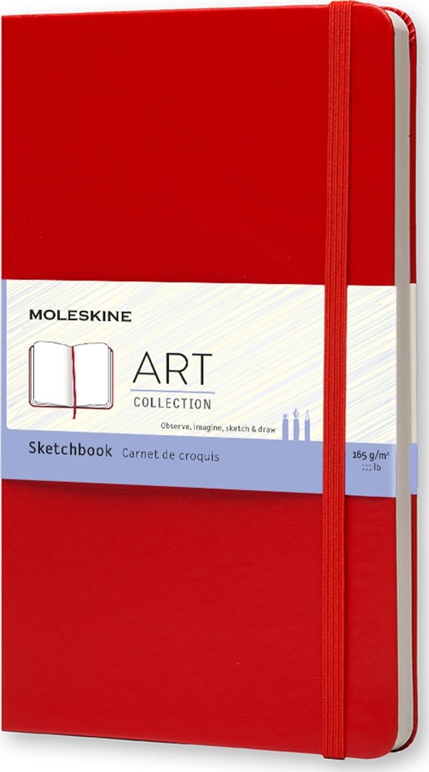 Moleskine Art Sketch Bog | L | Rød