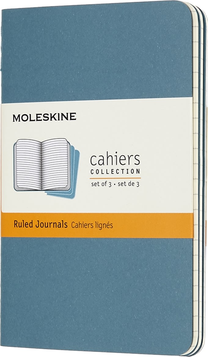Moleskine Cahier Notesbog | Pkt. | Linj. | Blå