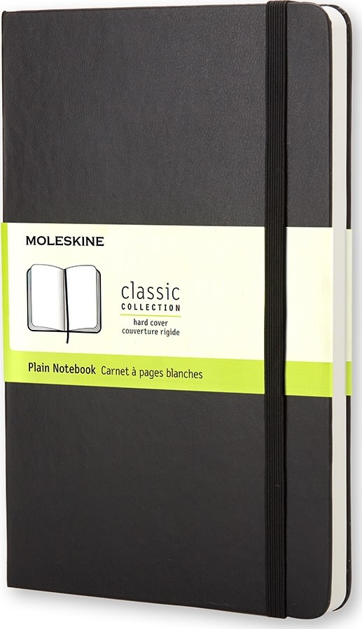 Moleskine Clas. H Notesbog | L | Blan. | Sort