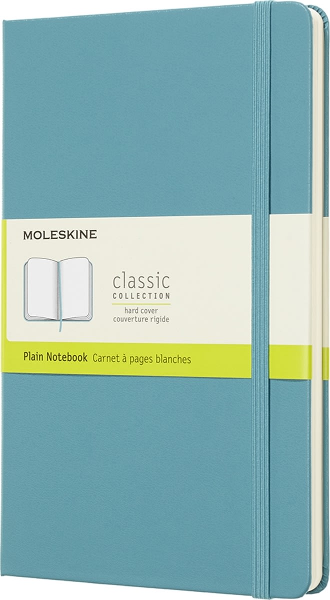 Moleskine Clas. H Notesbog | L | Blan. | R.blå
