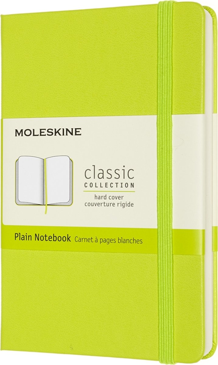 Moleskine Clas. H Notesbog | Pkt. | Blan. | L.grøn