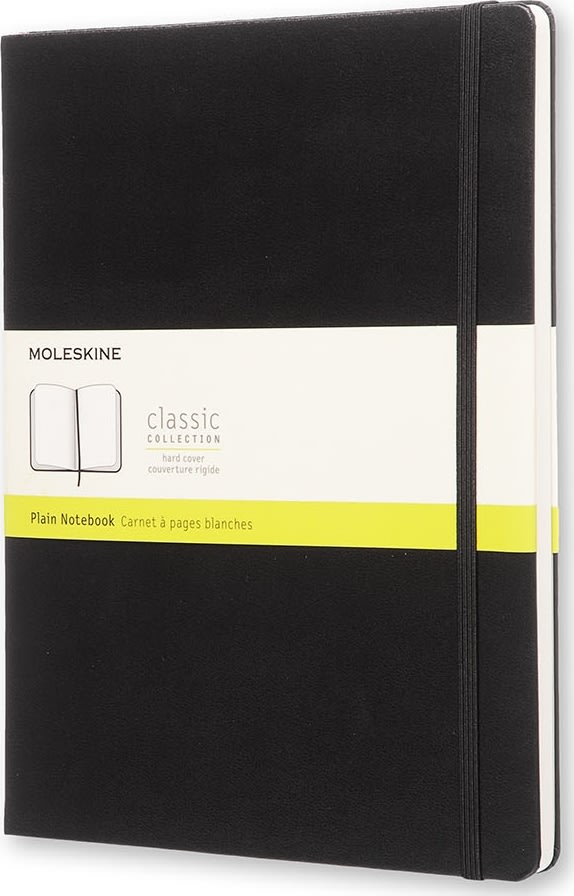 Moleskine Clas. H Notesbog | XL | Blan. | Sort