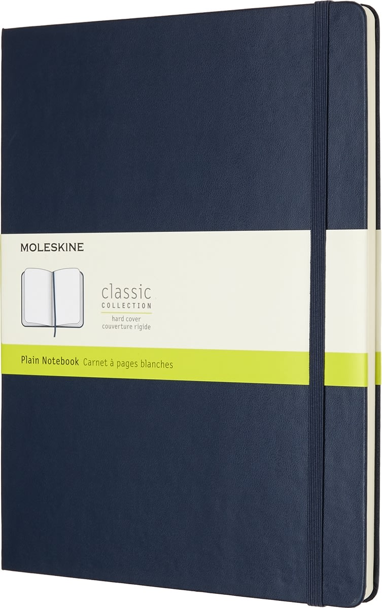 Moleskine Clas. H Notesbog | XL | Blan. | S.blå