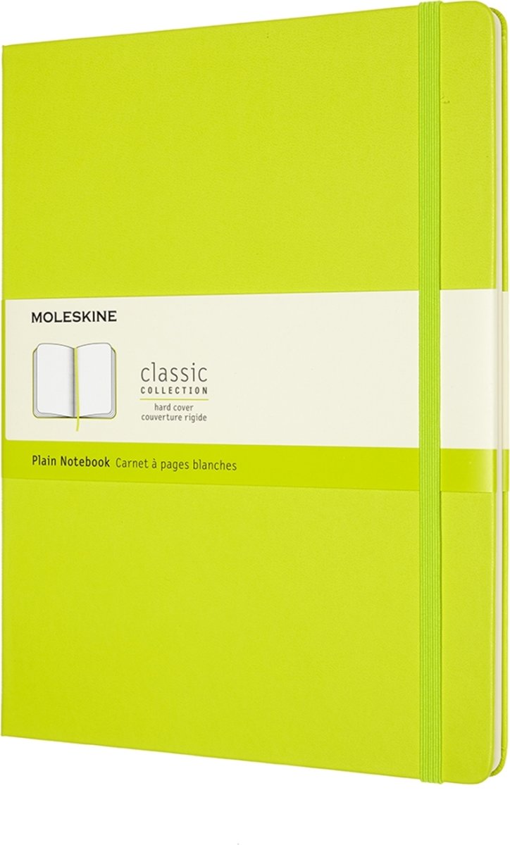 Moleskine Clas. H Notesbog | XL | Blan. | L.grøn