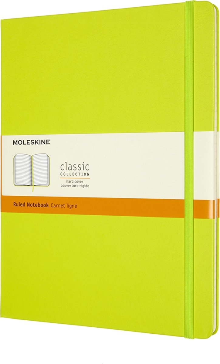 Moleskine Clas. H Notesbog | XL | Linj. | L.grøn