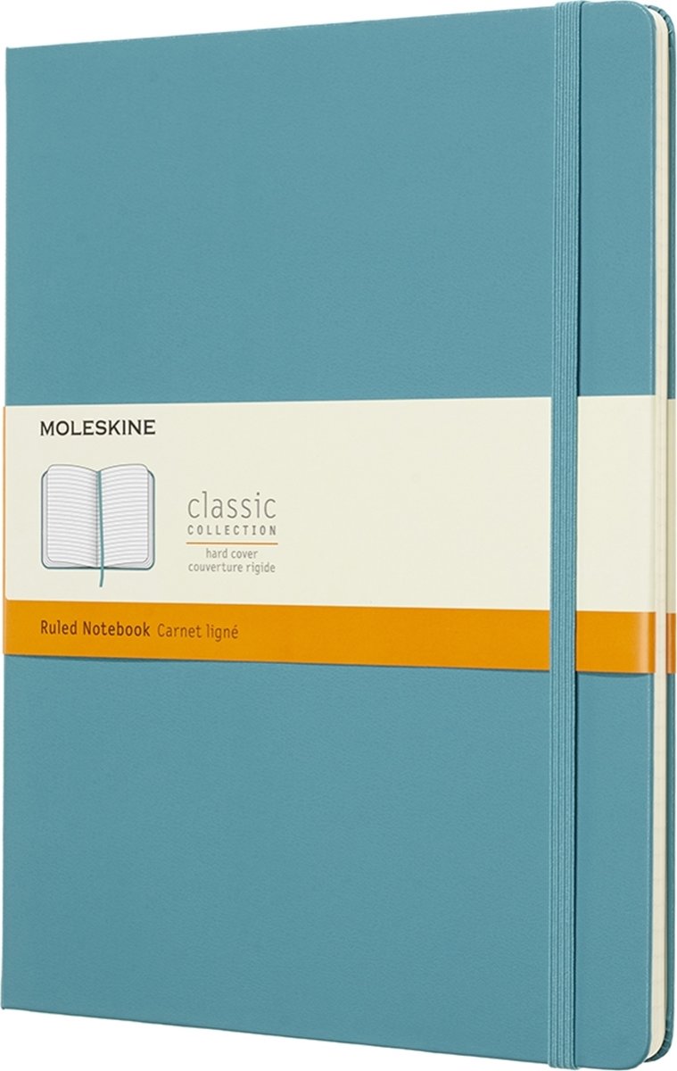 Moleskine Clas. H Notesbog | XL | Linj. | R.blå