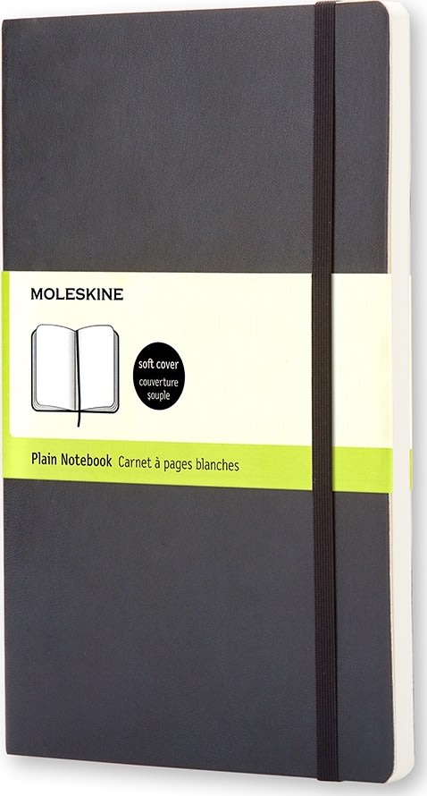 Moleskine Clas. S Notesbog | L | Blan. | Sort