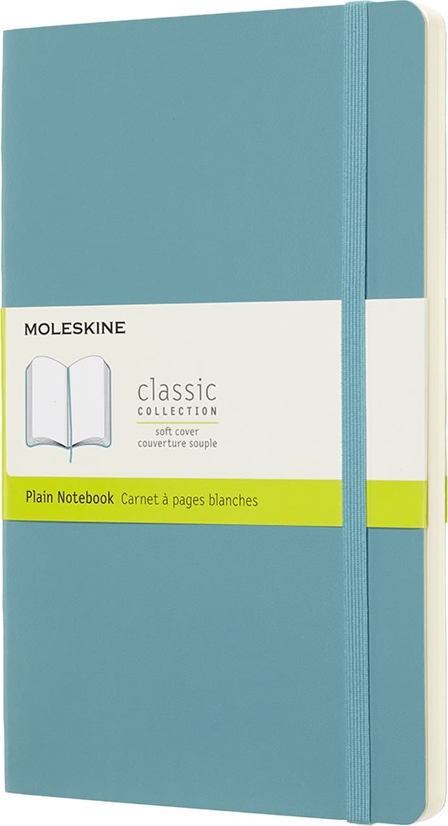 Moleskine Clas. S Notesbog | L | Blan. | R.blå