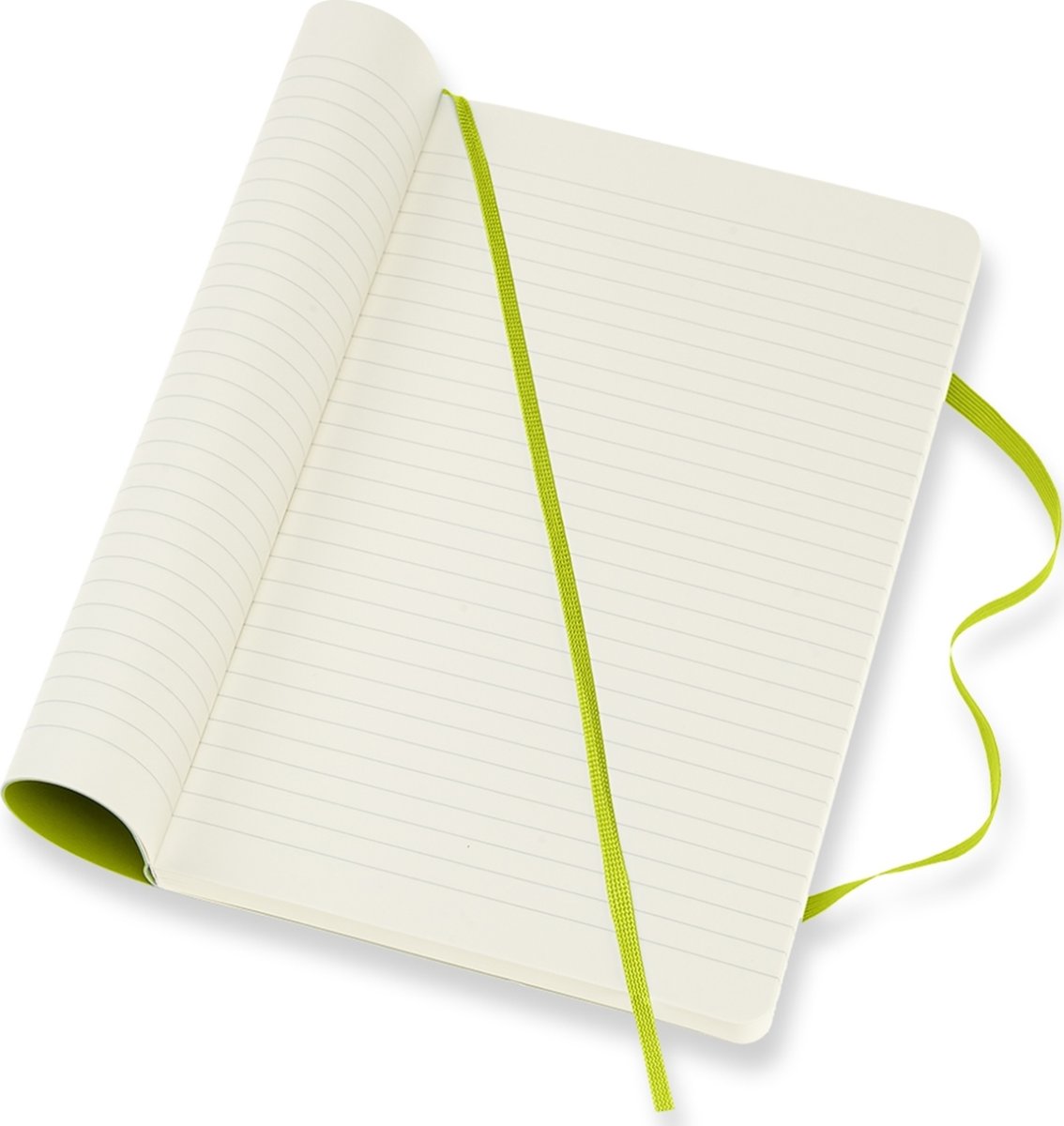 Moleskine Clas. S Notesbog | L | Linj. | L.grøn